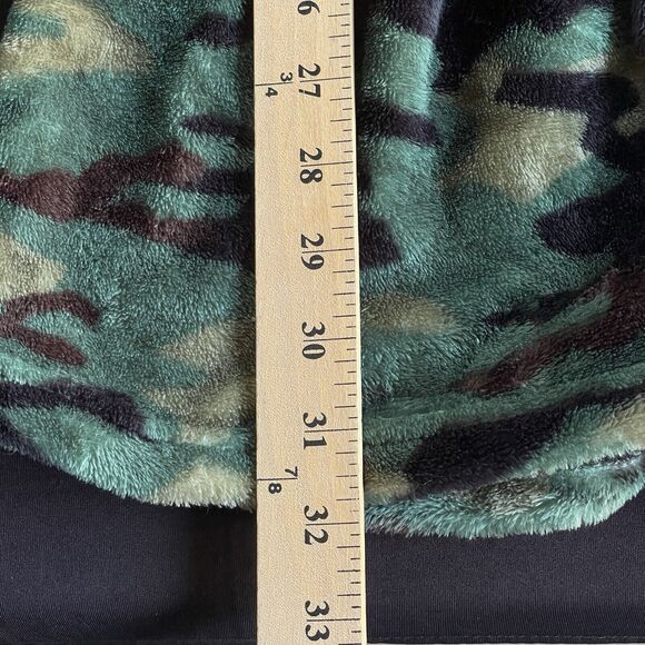 Cuddl Duds Camo Robe Boys Large 12/14 Soft Fleece Hooded Tie Pockets Sleepwear - Picture 11 of 11